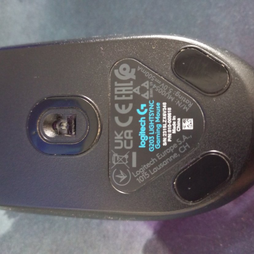 Logitech g203 siyah oyuncu mouse - Görsel 4