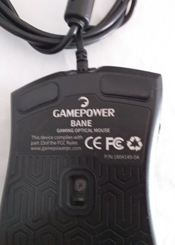  Beden Siyah Kablolu Gaming Mouse