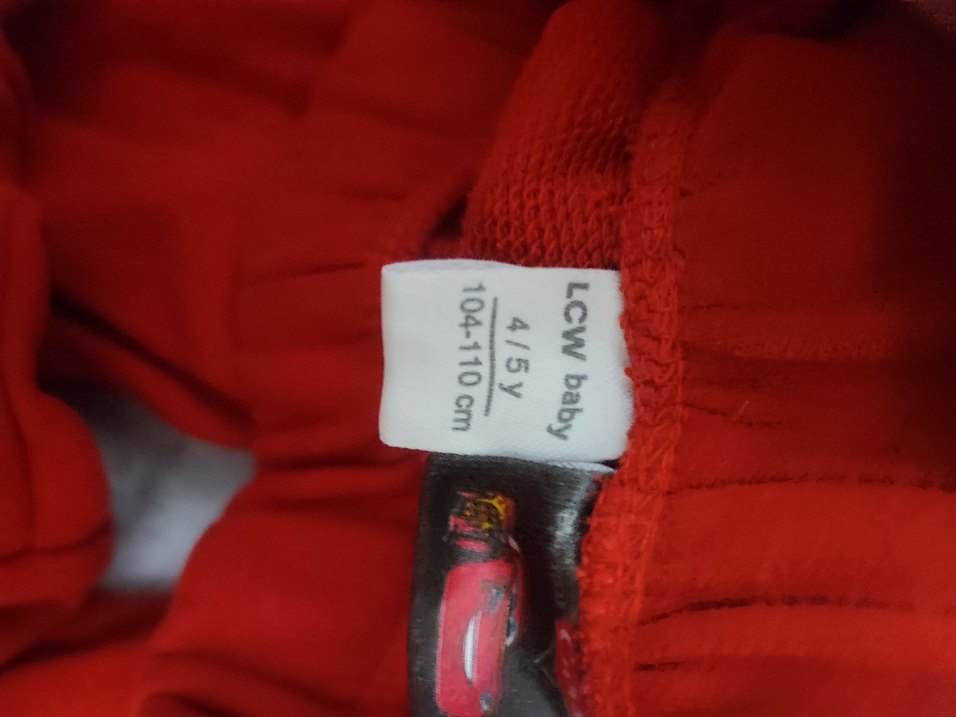 Kırmızı Erkek Çocuk Oversize Eşofman Takımı - Görsel 2