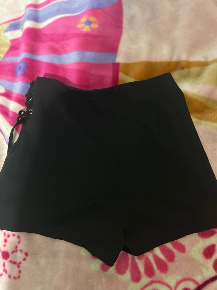 Trendyolmilla yandan baglamalı Şort Etek - Görsel 2