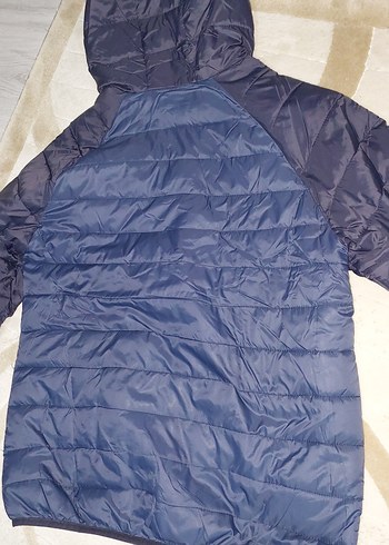 lacıvert parlak Kapüşonlu zara içi elyaflı su gecırmez - Görsel 5