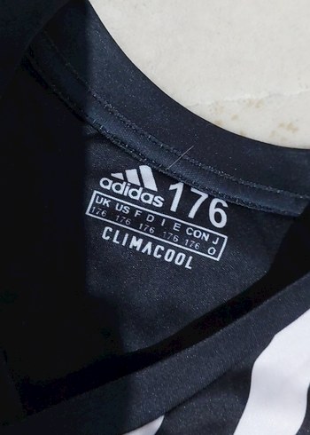 Siyah Beyaz Çizgili Erkek Kısa Kol Forma Takımı - Görsel 4