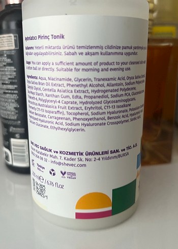 s'hevec Rice Rice Baby Aydınlatıcı Toner - Görsel 4