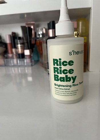 s'hevec Rice Rice Baby Aydınlatıcı Toner - Görsel 5