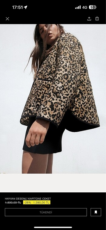 Zara Kapitone mont
