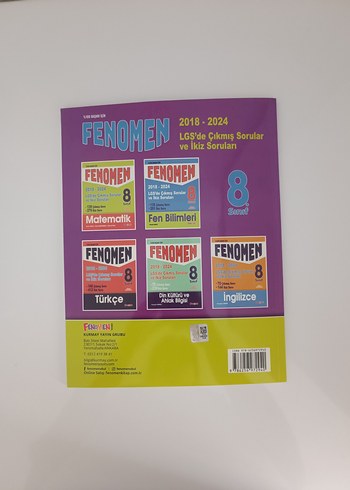 Fenomen 8. Sınıf LGS Tarih Soru Bankası