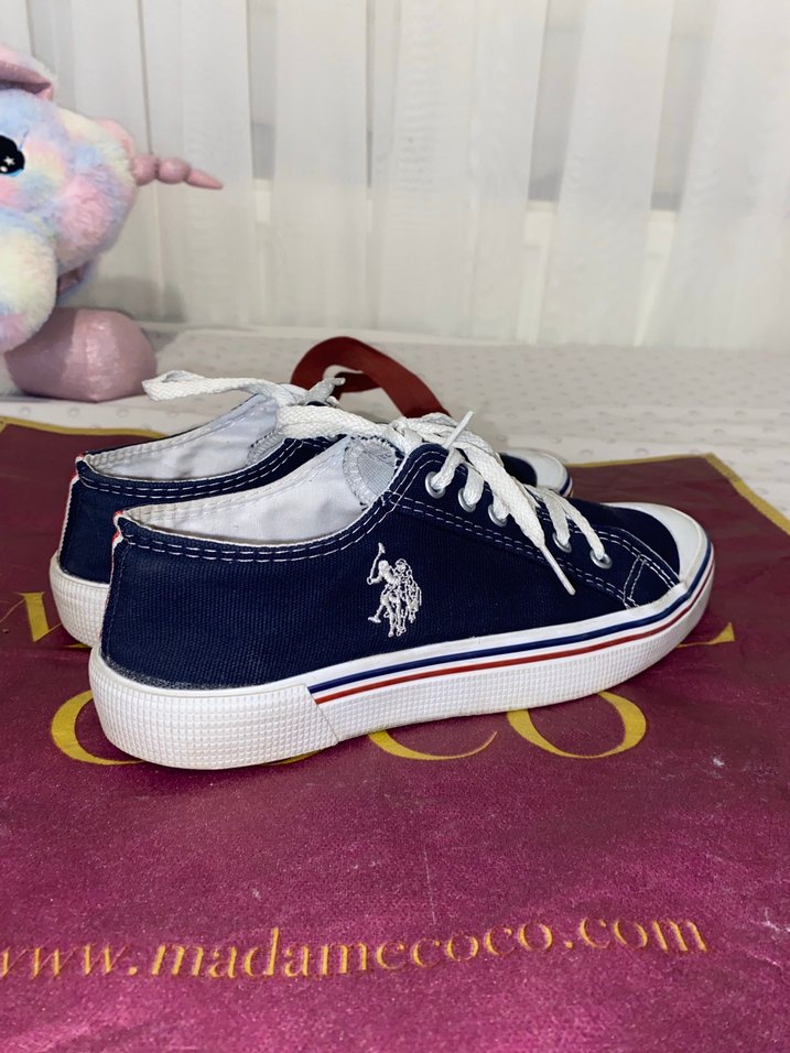 USPA Lacivert Kadın Spor Ayakkabı - Görsel 2