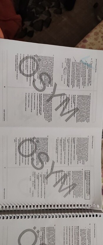  Beden Renk Tyt çıkmış sorular 