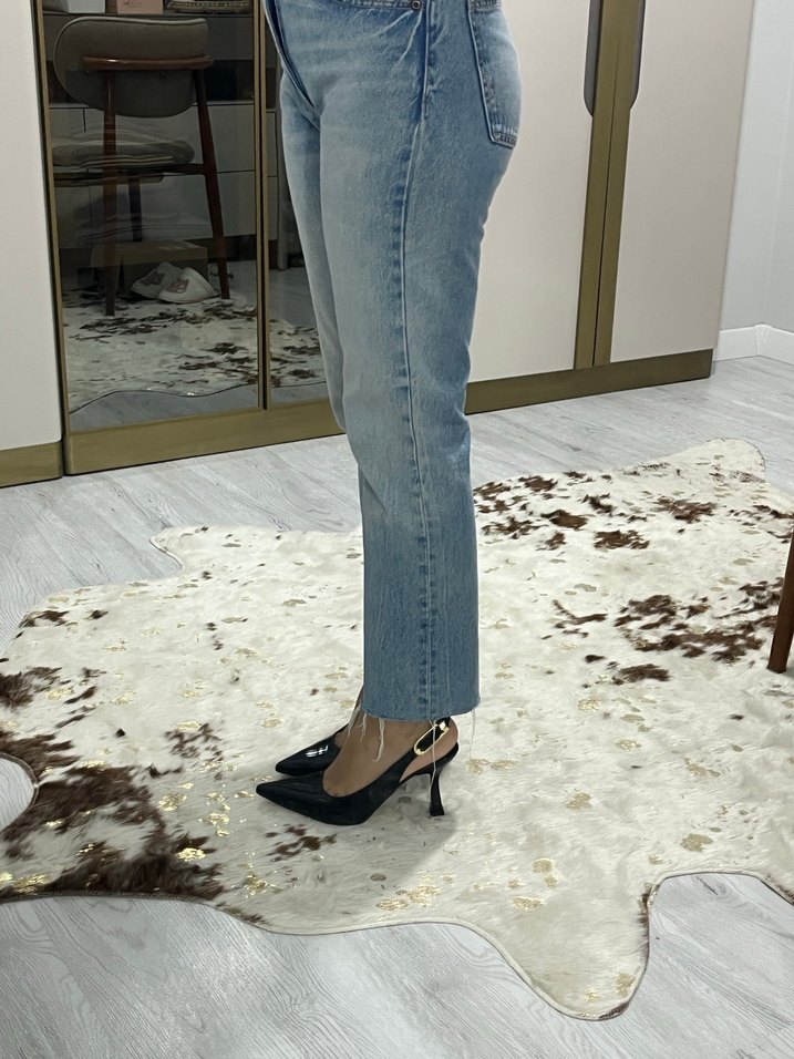 Parlak Siyah Stiletto Kadın Ayakkabı - Görsel 4