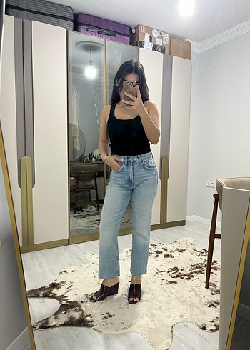 Bordo Deri Dolgu Topuk Kadın Terlik - Görsel 7