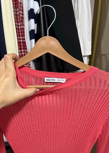 Balıkçı Yaka Fitilli Triko - Görsel 6