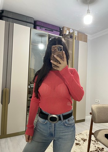 Balıkçı Yaka Fitilli Triko - Görsel 2