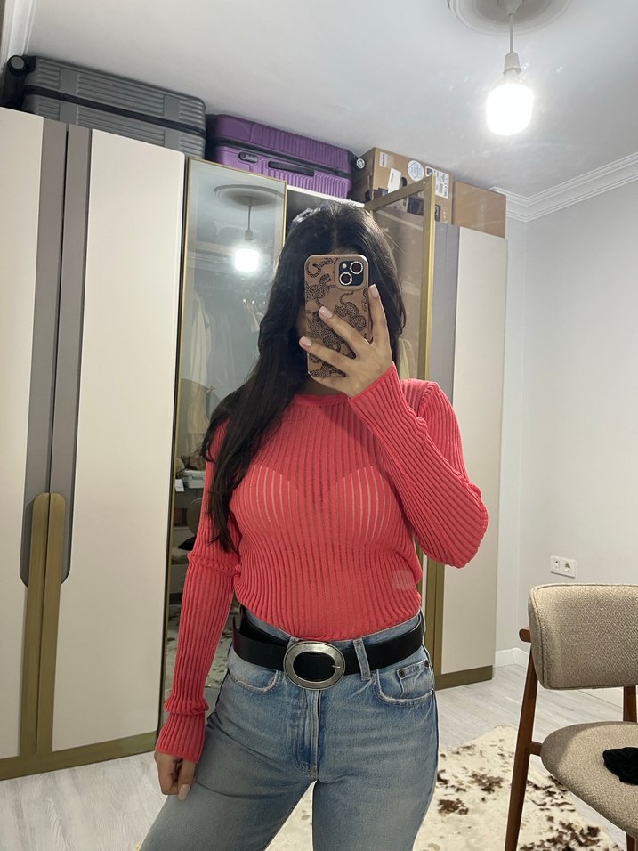 Balıkçı Yaka Fitilli Triko - Görsel 2