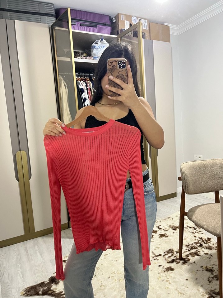 Balıkçı Yaka Fitilli Triko - Görsel 3