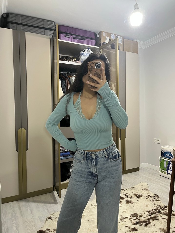 Uzun kollu bluz - Görsel 3