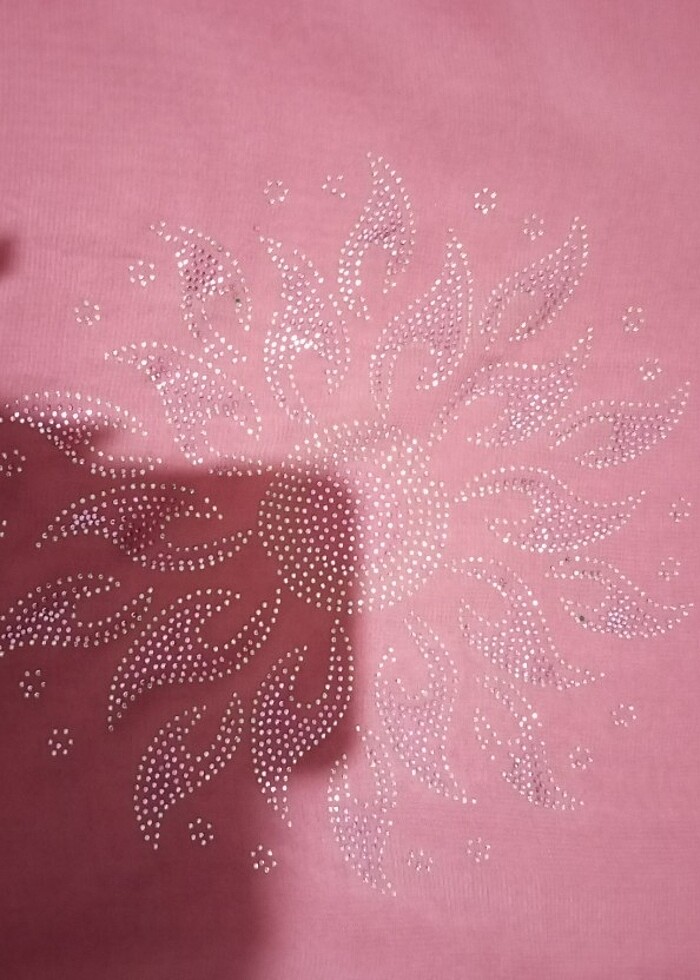 Gül kurusu Eşarp  - Görsel 2