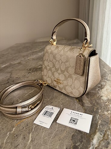 Beden ten rengi Renk Coach Lysa top handle bag