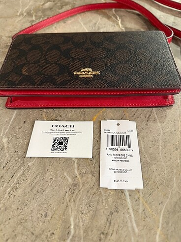 Coach Anna Foldover Clutch Crossbody Bag
