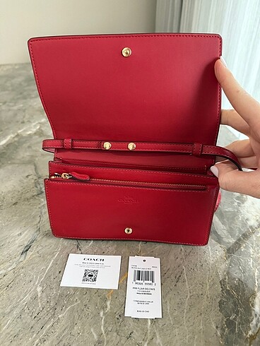 Beden kahverengi Renk Anna Foldover Clutch Crossbody Bag