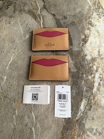 Beden camel Renk Coach Lip Cardcase