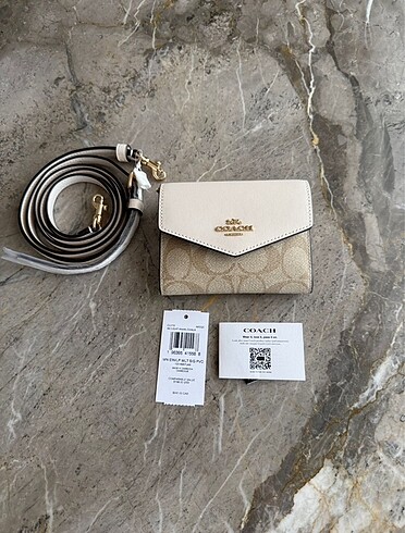 Coach Envelope Askılı Mini Çanta