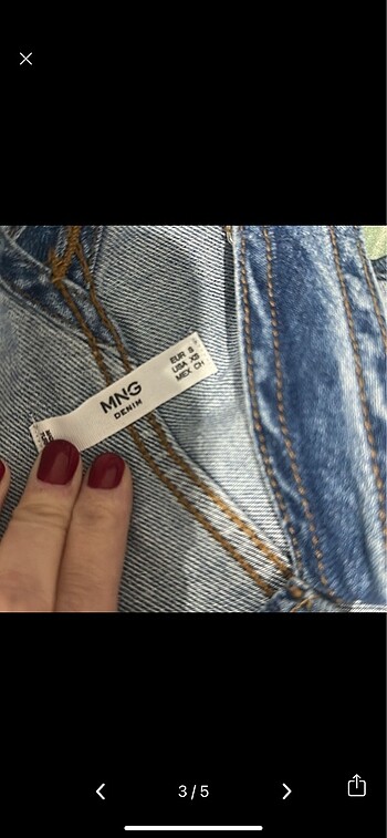 s Beden Mango denim tulum
