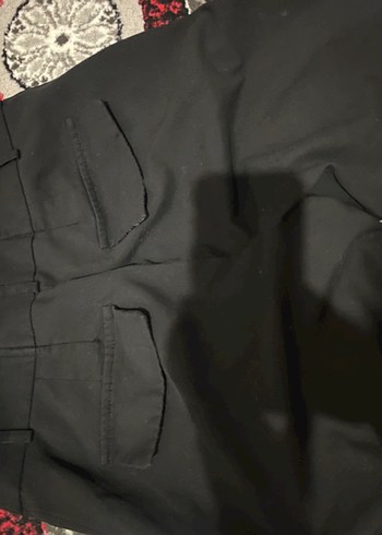 Siyah kumaş pantolon - Görsel 3