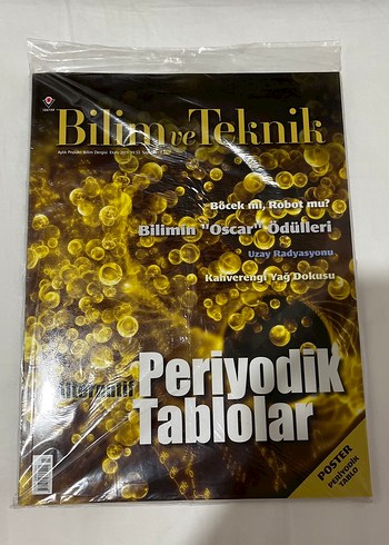 Bilim ve Teknik Dergisi - Periyodik Tablolar