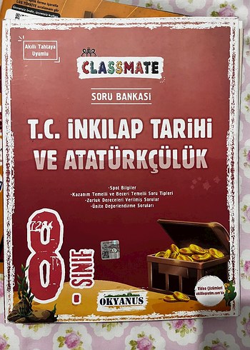 8. Sınıf T.C. İnkılap Tarihi ve Atatürkçülük Soru Bankası