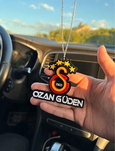 Takım logolu dikiz ayna süsü