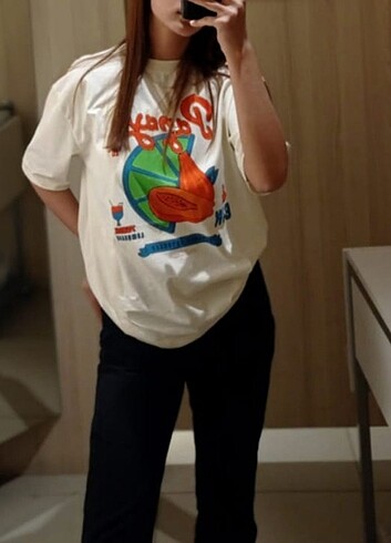 Kadın oversize tişört 