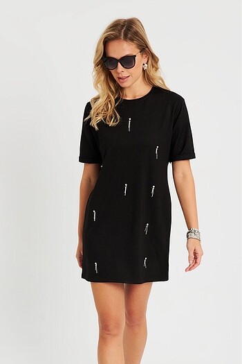 Cool & Sexy Kadın Günlük Elbise - Görsel 3