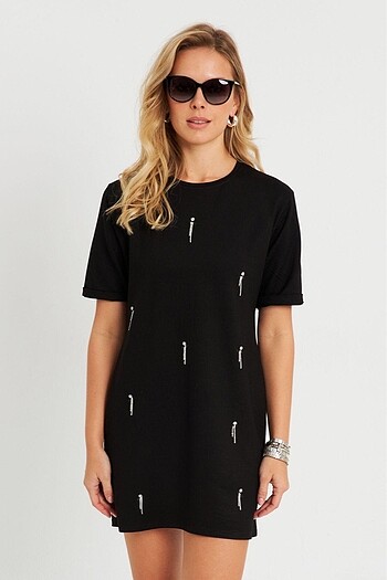 Cool & Sexy Kadın Günlük Elbise - Görsel 2