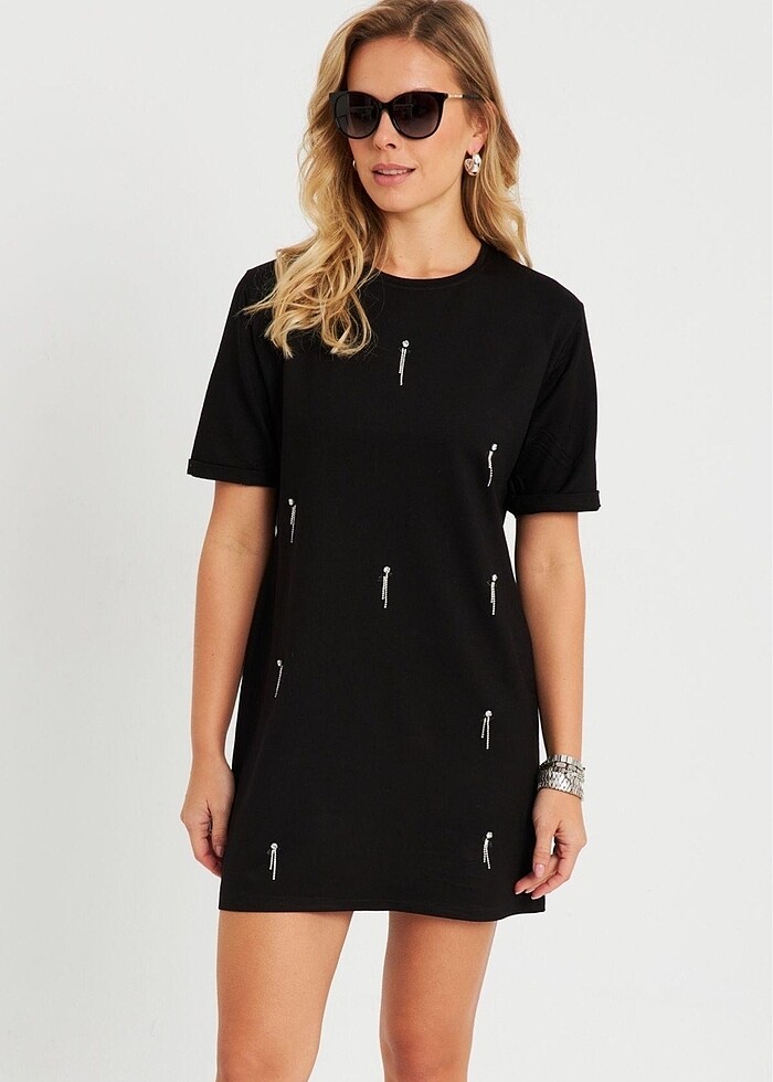Cool & Sexy Kadın Günlük Elbise - Görsel 4