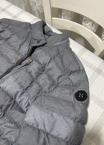 Gri Fermuarlı Erkek Kısa Mont - Görsel 2