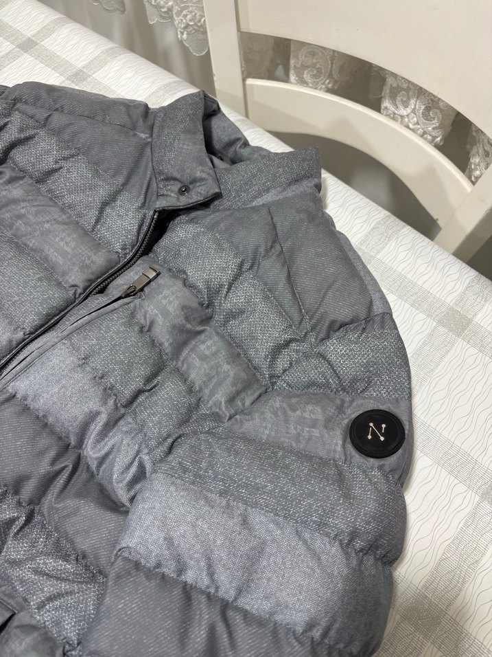 Gri Fermuarlı Erkek Kısa Mont - Görsel 2