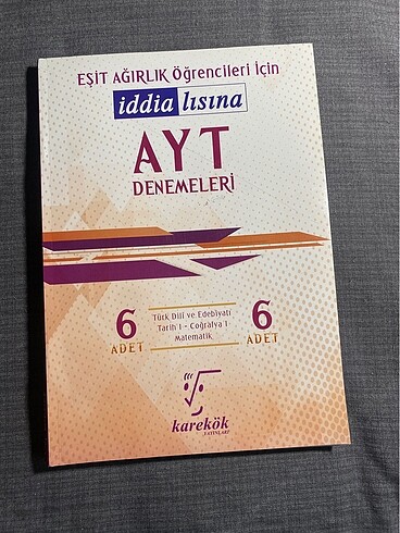 Eşit ağırlık AYT DENEMESİ