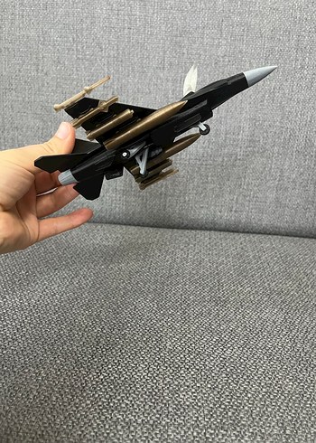 Beden Renk F-16 açılabilir kokpit detaylı uçak maketi