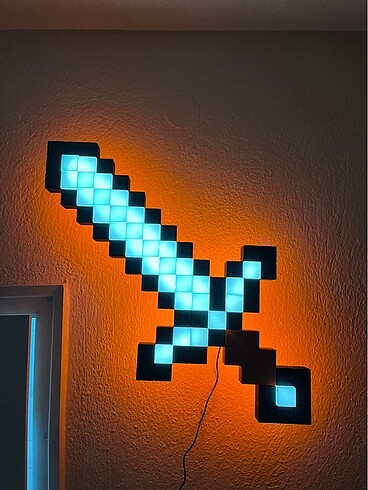 Diğer Minecraft devasa elmas kılıç led lamba