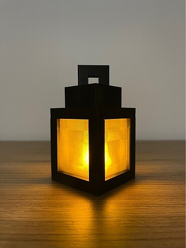 Beden Minecraft fener lantern led mumlu lamba