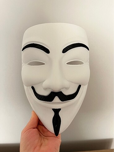 Beden V for vendetta cosplay maske 3d