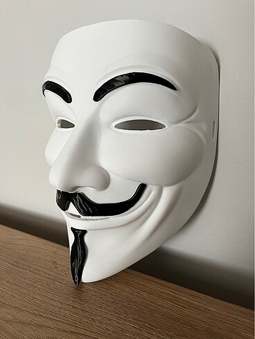 Beden Renk V for vendetta cosplay maske 3d