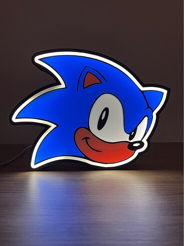Beden çeşitli Renk Sonic lightbox Sonic led lamba