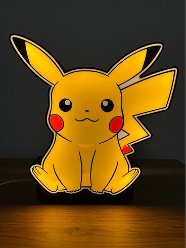Pikachu lightbox pikachu led lamba