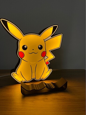 Diğer Pikachu lightbox pikachu led lamba