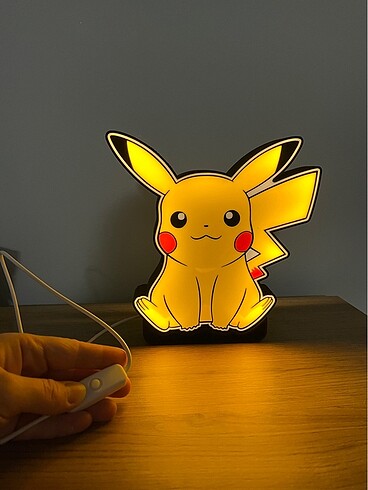  Beden Pikachu lightbox pikachu led lamba