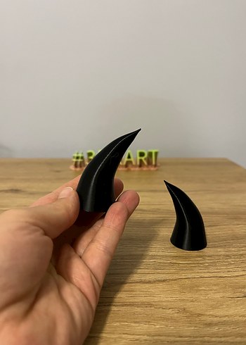 Motorsiklet kaskı şeytan boynuzu süsü - Görsel 5