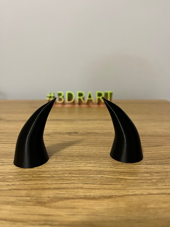 Motorsiklet kaskı şeytan boynuzu süsü - Görsel 3