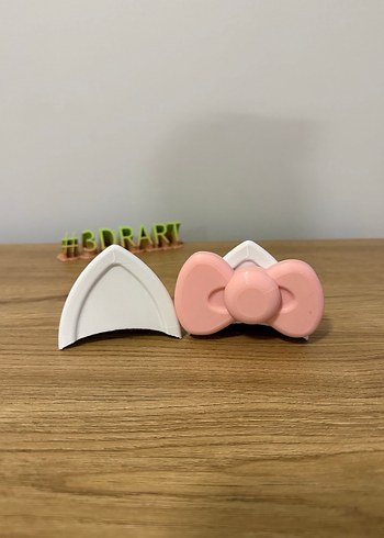 Hello kitty motosiklet kask kulağı süs - Görsel 3