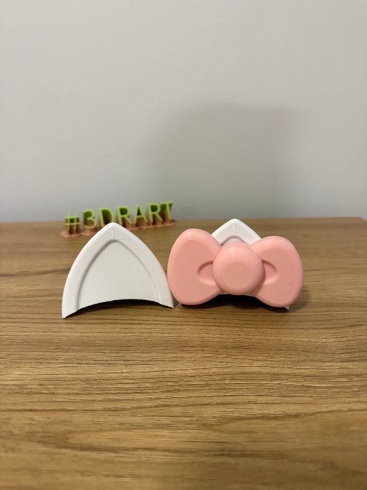 Hello kitty motosiklet kask kulağı süs - Görsel 3